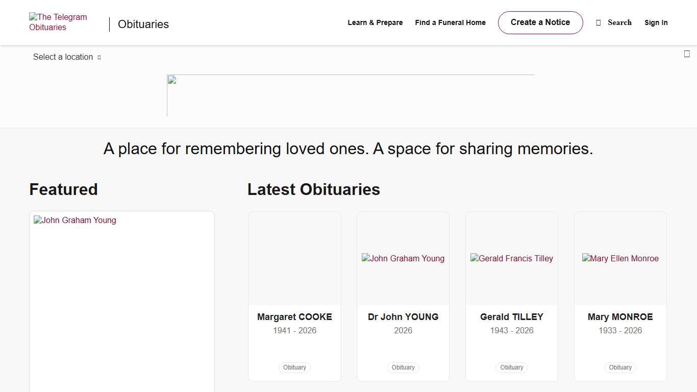 Obituaries The Telegram
